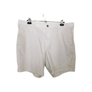 Lululemon Men Chino Shorts Sz 38 White Cotton Blend Casual Golf Summer Vacation